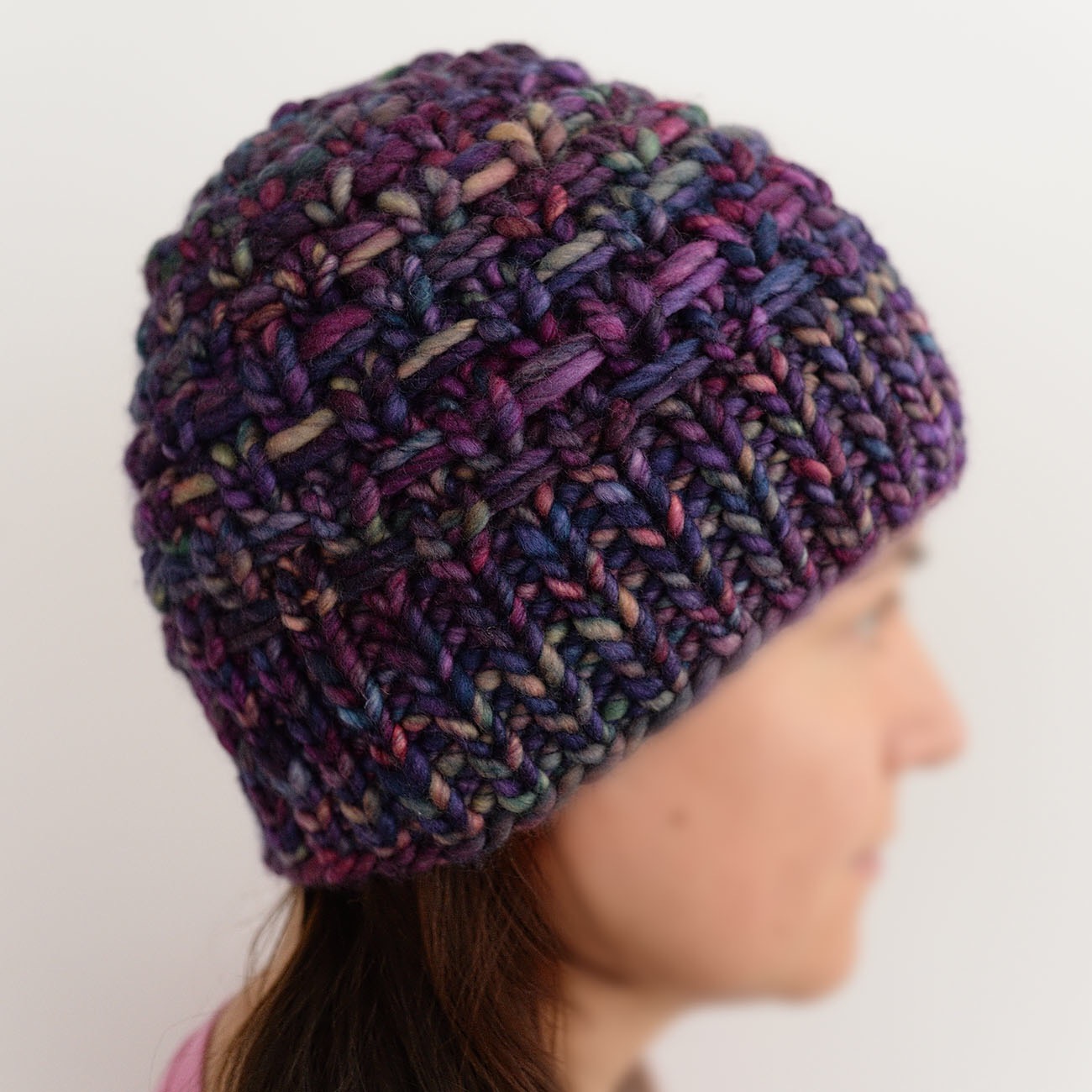 Hat “ Purple” - TatianaKnit